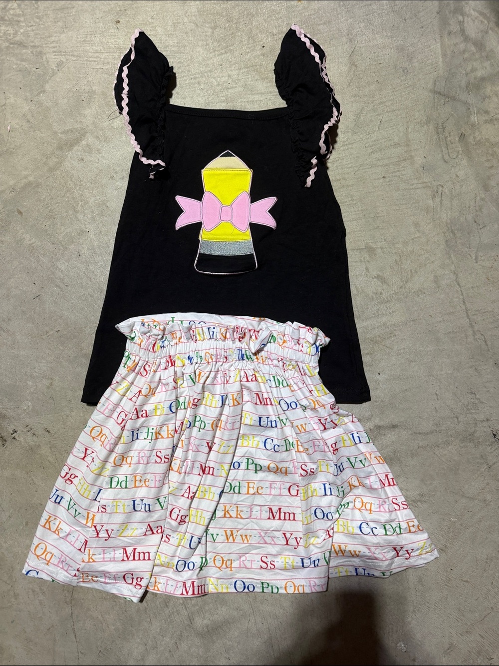 Back 2 School Outfit kids 8/9
